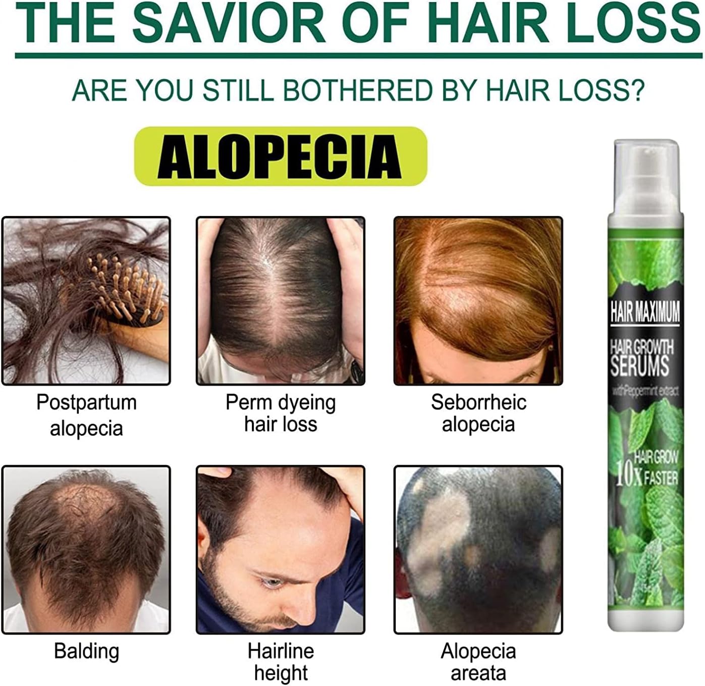 spray anti-chute des cheveux