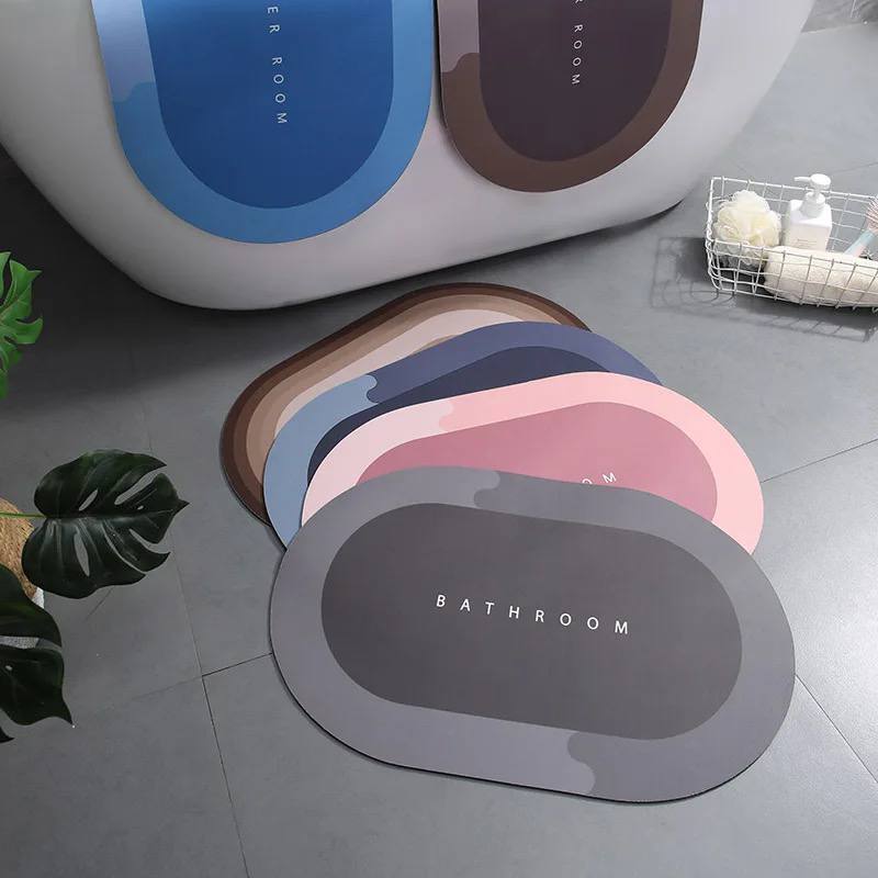 Tapis de Bain Ultra-Absorbant et Antidérapant