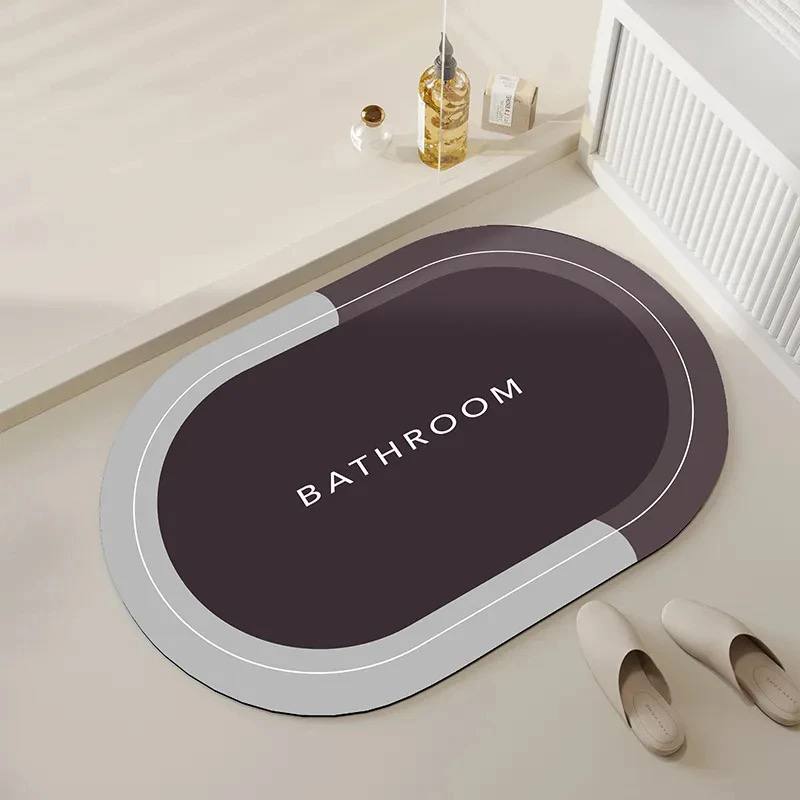 Tapis de Bain Ultra-Absorbant et Antidérapant