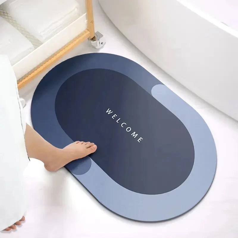 Tapis de Bain Ultra-Absorbant et Antidérapant