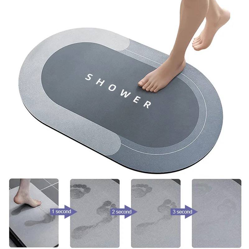 Tapis de Bain Ultra-Absorbant et Antidérapant