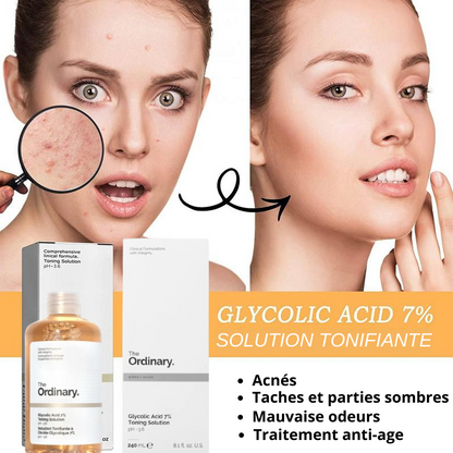 The Ordinary Lotion tonique exfoliante à l’acide glycolique 7% 240ml