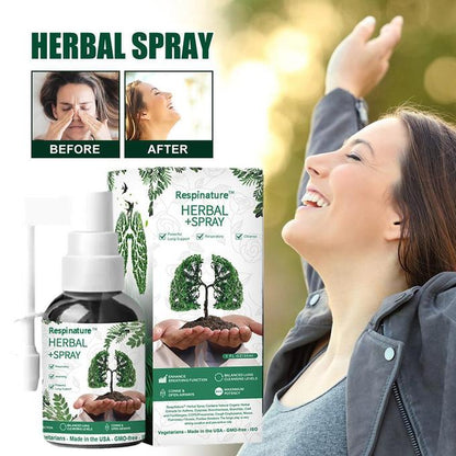 Brume nettoyante aux herbes pour les poumons