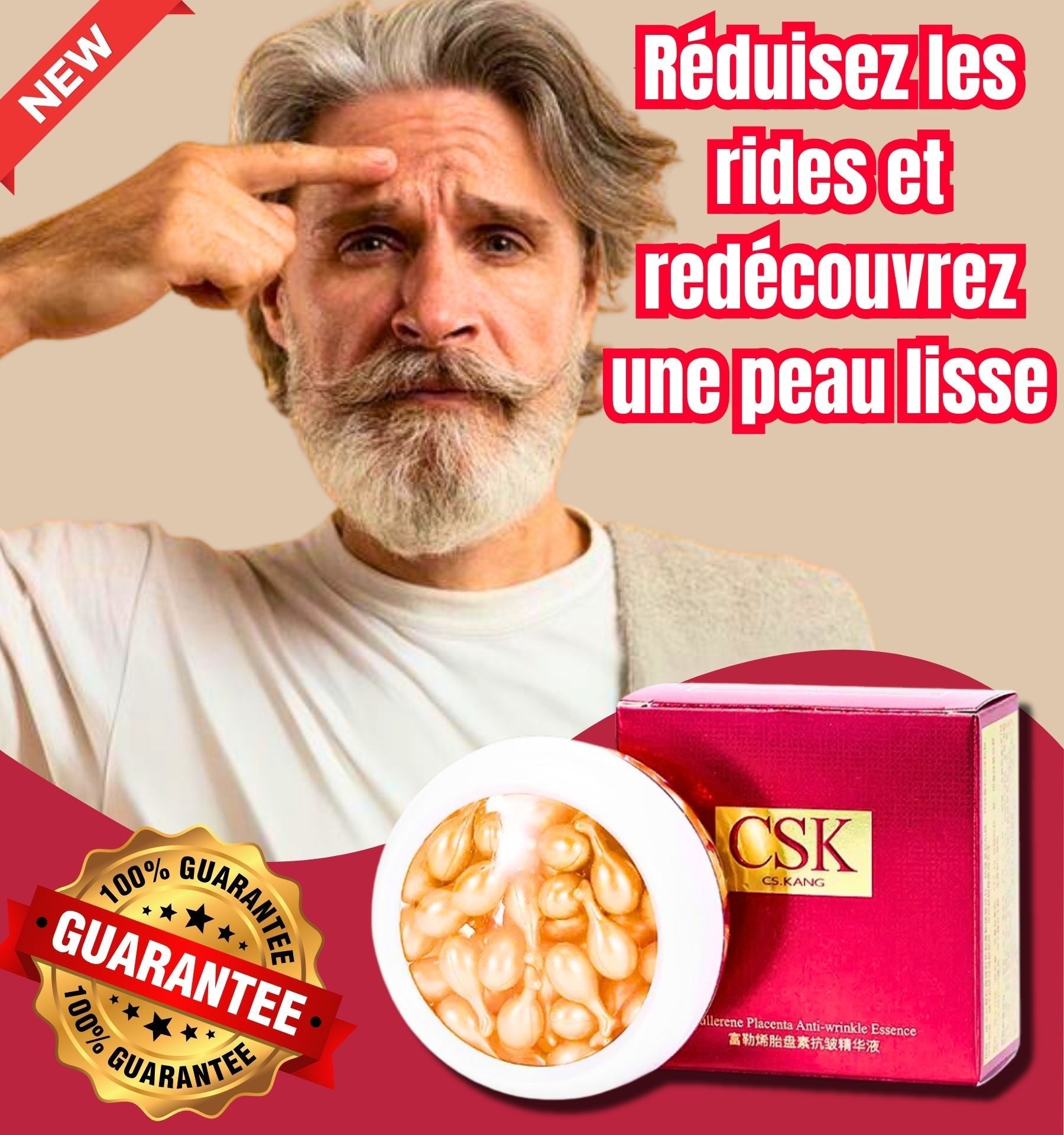 Capsules de collagène anti age