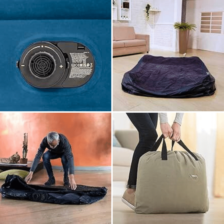 Matelas Gonflable Double avec Dossier