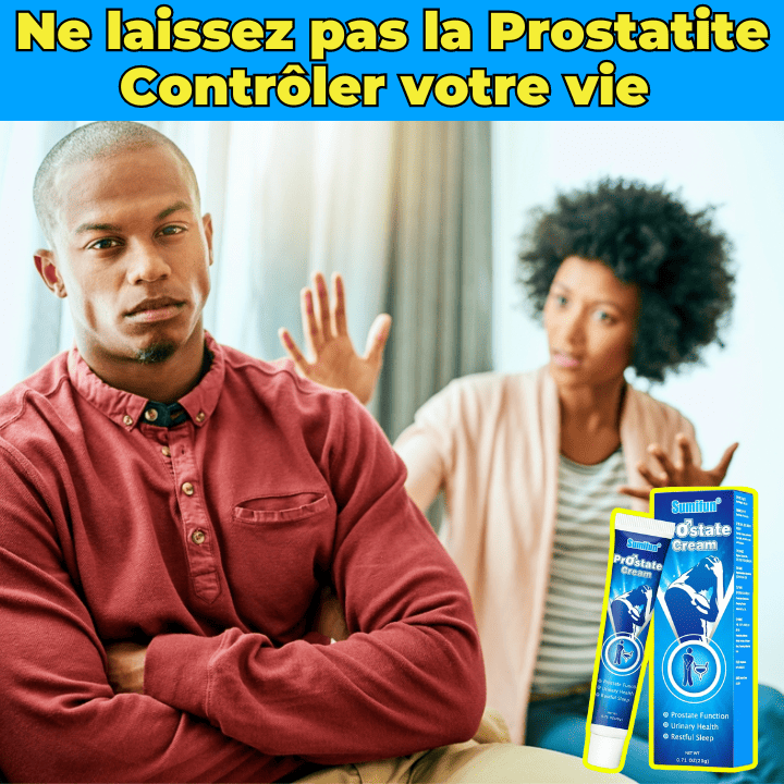 Crème soulagement de la prostate