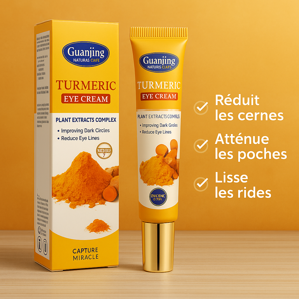 Creme anti-cerne a base de curcuma