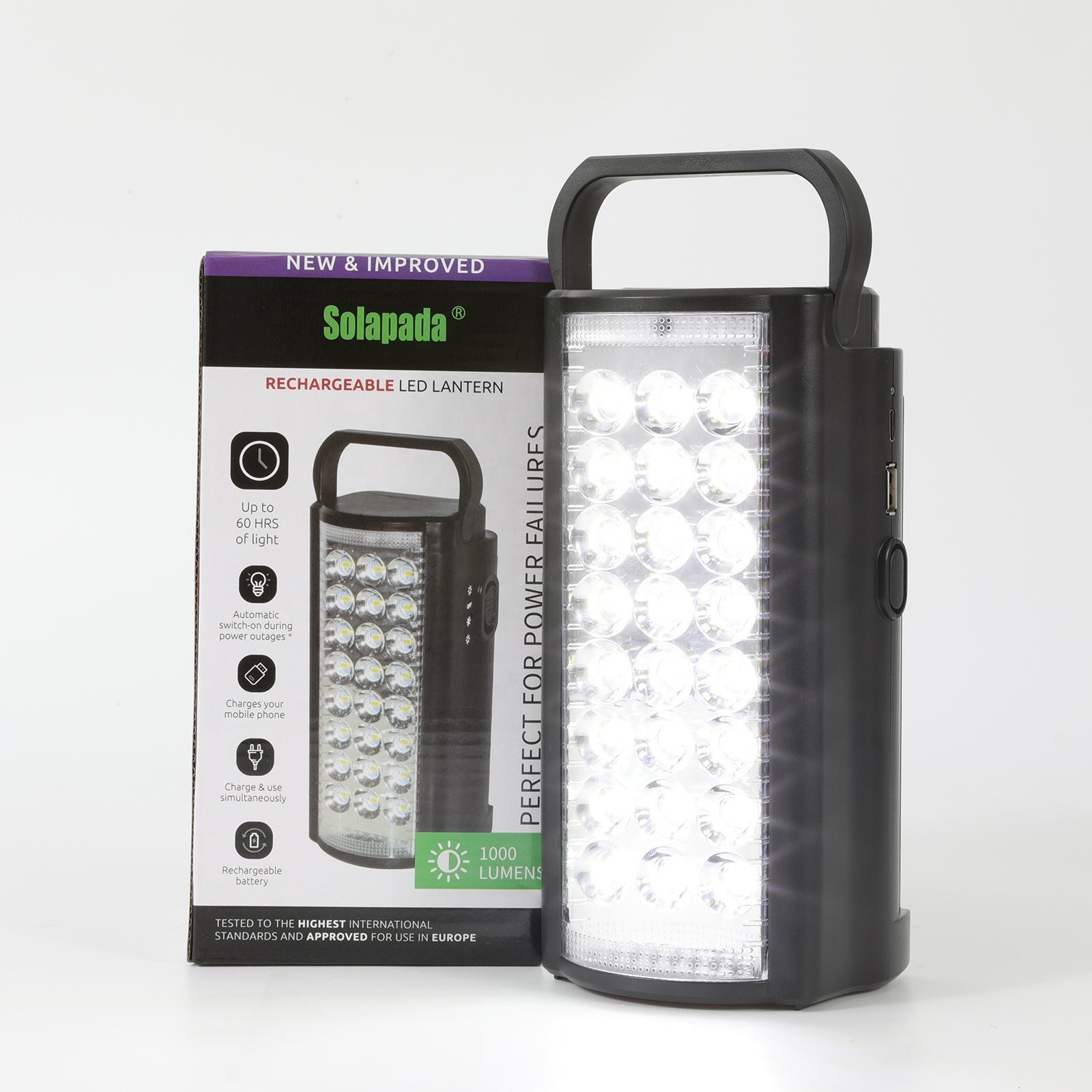 Lanterne LED Multifonction Rechargeable – Votre arme secrète contre les coupures !